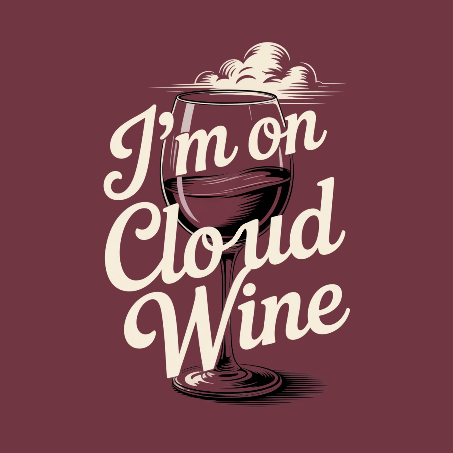Cloud Wine T Shirt