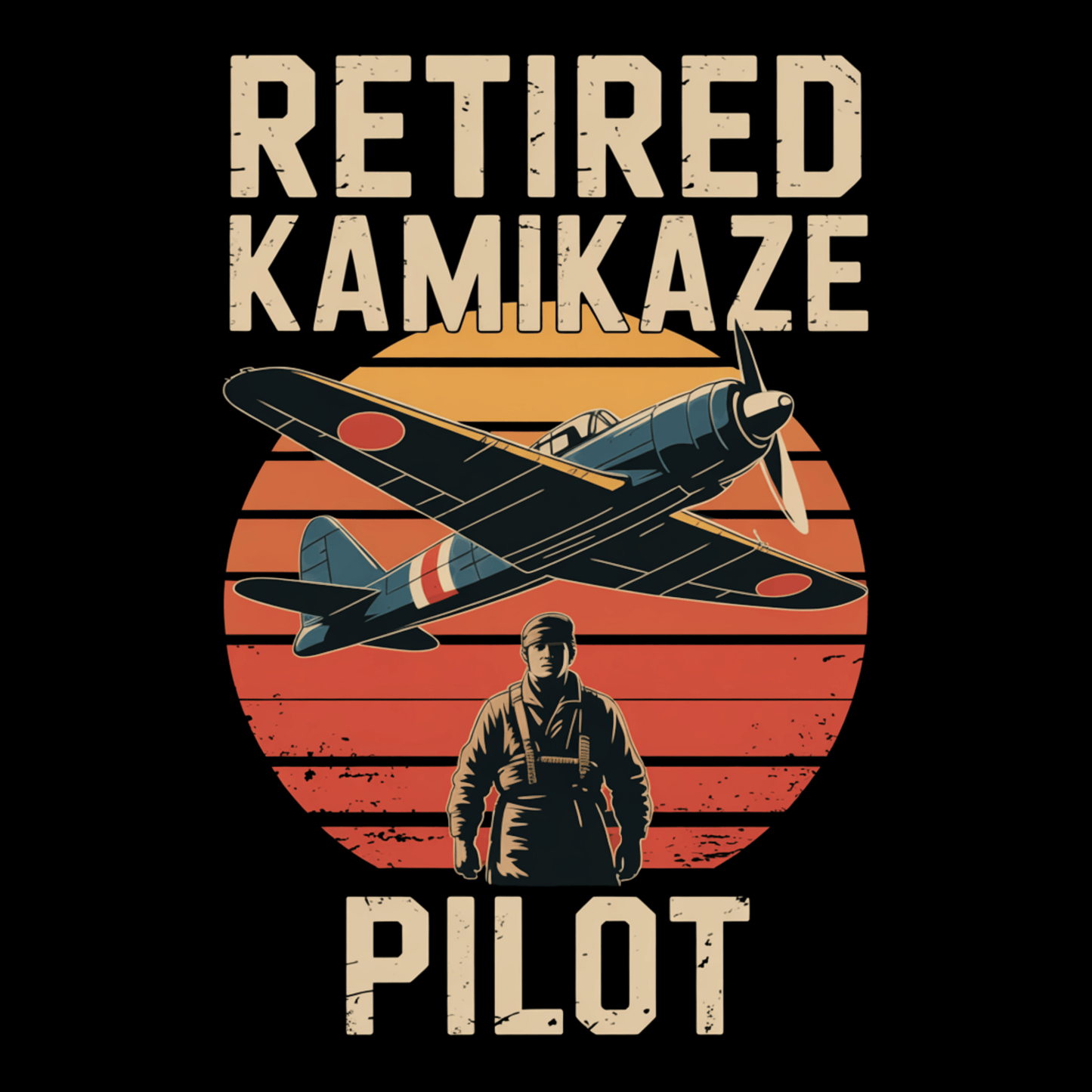 Retired Kamikaze Pilot T Shirt