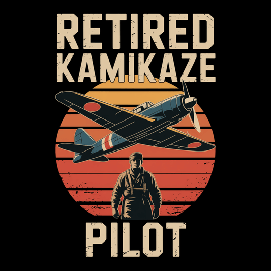 Retired Kamikaze Pilot T Shirt